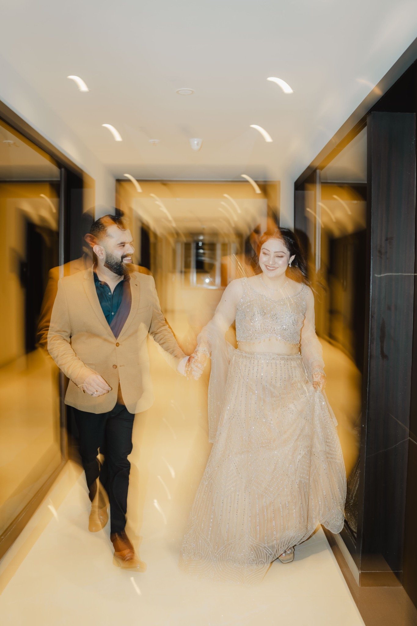 Roshni Gangwani and Harsh Sangtani